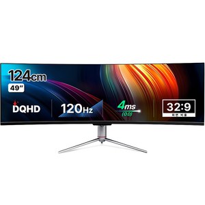 한성컴퓨터 DQHD 울트라와이드 리얼 120 모니터, 124cm, TFG49Q12UW
