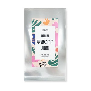선율상사 비접착식 OPP 투명 봉투 방산시장 직 사각형 카드 슬리브, 100개