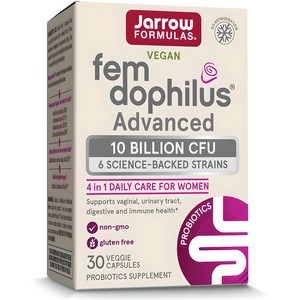 재로우 Jarrow Formulas 자로우 펨 도피러스 어드밴스드 유산균 100억 CFU 30캡슐 (상온보관용), 1개, 30정 골드박스 특가