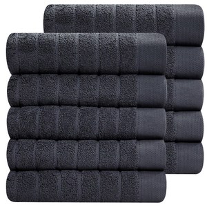 다주타올 호텔수건 170g 도톰한 30수 세면 타올, 딥그레이, 10개