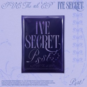 (Psst! Ver.네이비색)아이브IVE THE 4th EP IVE SECRET XOXZ