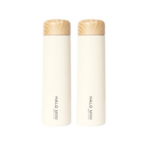 푸코 라임올리브 할로 보온보냉 텀블러 2p, 아이보리, 250ml, 2개