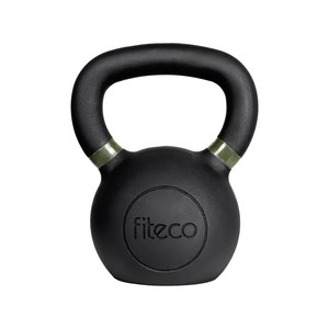 FITECO 프리미엄 케틀벨 크로스핏 전신운동, 1개, 14kg, 블랙