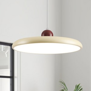 joxy 1등 LED 30w 원형 식탁조명 103-1/400, 베이지색
