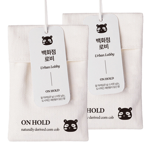 온홀드 퍼퓸 샤쉐 디퓨저 옷장 차량용 걸이형 방향제 탈취제, 백화점로비, 2세트
