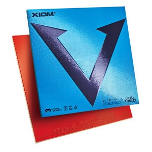 엑시옴(XIOM) 공식 본사 직영 탁구 러버 베가(VEGA) 인트로, 흑색, 1장