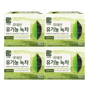 녹차원 유기농 녹차, 1.2g, 50개입, 4개