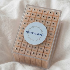 메디컬바디 귀 지압 패치 붓기 귀침 스티커 이침 지압 혈자리 이혈 패치 600매, 스킨, 2개