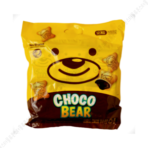 스낵피아 노브랜드 초코베어 개별포장, 25g, 12개