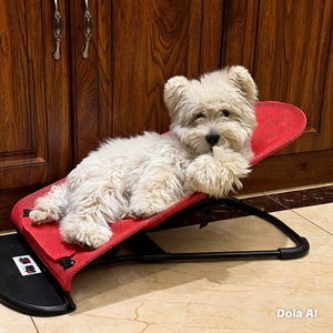 중소형견 메쉬 흔들침대 사계절용 반려견 강아지 흔들침대, 레드 30kg