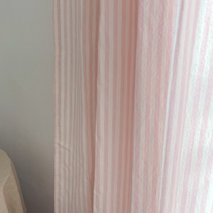 바이아미 멜란 스트라이프 커튼 러블리 연핑크 맞춤제작 아이방 여아