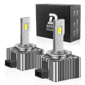 2개 LED 자동차 헤드라이트 HID 전구 6000K 화이트라이트 CANbus 오류 터보 히트 헤드라이트, D8S, 1세트