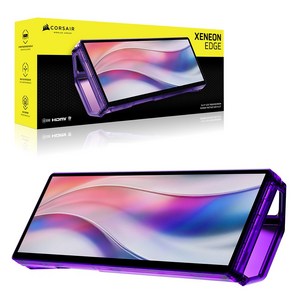 커세어 제논 엣지 터치스크린 보조 포터블 모니터, 36.83cm, CORSAIR XENEON EDGE(퍼플)