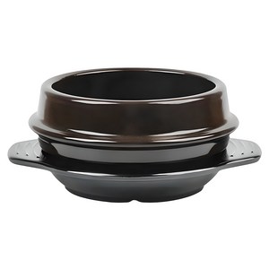 해피정 진뚝배기 직화찌개솥 해장기A 3호 + 멜라민 받침 세트, 15.5cm, 1세트