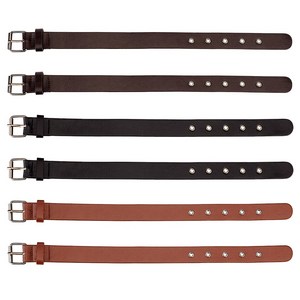 6개 인조가죽 커프 벨트 버클 코트 재킷 소매 스트랩 전통 킬트 연장 스트랩 40.7~42cm, 혼합색