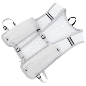 바이해랑 밀착 러닝조끼 등산 컴팩트백, 실버그레이, 1개