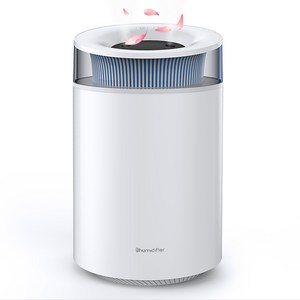 CCAGU 대용량 가습기 2.5L 무소음 듀얼미스트 아마로 오일 가습기 다채 무드등 사무실 탁상용, 화이트