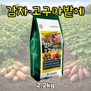 감자비료 미량요소비료 /고구마비료 미량요소/ 감자밭에 2.2kg 100평용, 1개