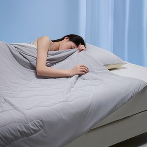 클라우드벨 Ice-Stretch 1.0신공법 냉감이불 여름용 더블 싱글 세탁가능 웨이브 퀼팅 이불