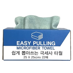 카테크 이지풀링 뽑아쓰는 극세사 세차 타월 22p, 1개