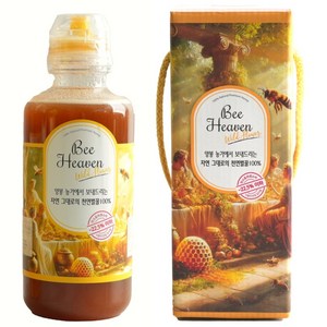 비헤븐 최상급 프리미엄 야생화 자연 벌꿀, 1개, 700g