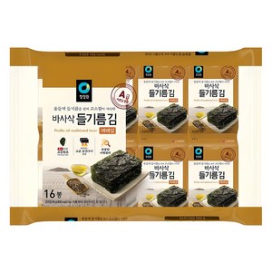 청정원 들기름 바사삭김, 64g, 1개
