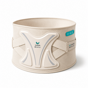 한일의료기 무선 온열 허리 찜질기, 아이보리, W-Massager2