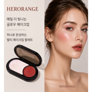 아젠티르 촉촉 물광 듀얼 멀티 컬러밤 블러셔 하이라이터 립밤 3in1, 1개, #04 벚꽃복숭아