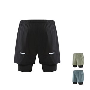 온브레이크 남성 러닝 투인원 쇼츠 헬스 반바지 마라톤 팬츠