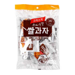 크리스피 허니 눈꽃 쌀과자, 70g, 1개