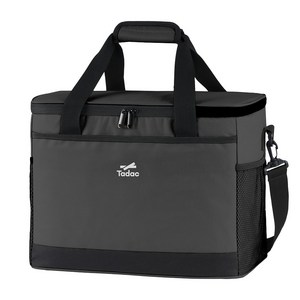 타닥 에센셜 소프트 쿨러백 보온 보냉가방 아이스박스 보냉백, 그레이, 30L 골드박스 특가