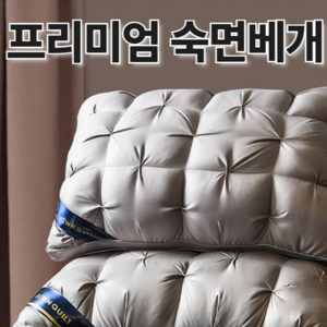 거니스 프리미엄 숙면베개 기능성 꿀잠, 진 그레이, 1개