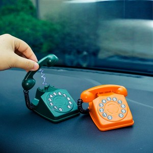 Skansol 레트로 전화기 주차표시판, 1개, 그린