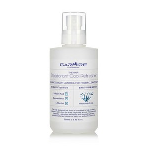 가르미르 헤어 데오드란트 쿨 리프레셔 미스트 280ml 정수리냄새 두피냄새 해결 토닉, 1개