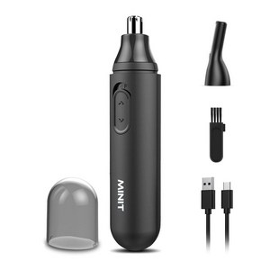 미닛 코털제거기 C타입 충전식, MT3310, 블랙