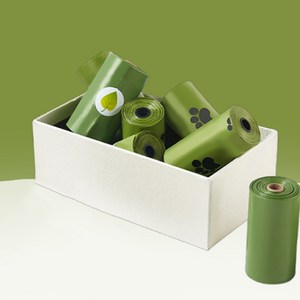 라드리 강아지 두꺼운 배변봉투 풉백 30롤, 30개, 15개입, 그린