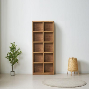 [유앤미가구] 높은 책장 서랍형/일반형 5단 책장 홈오피스 아이방 서재방, 멀바우, 일반형