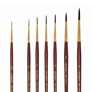 조선자 붓 3020 Sableon Short Liner, 1개, 2호