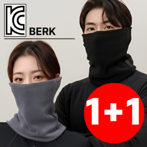 베르크 겨울 방한 넥워머, 블랙+그레이, 1개
