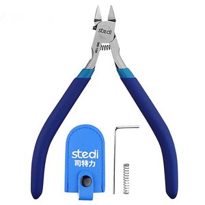 예스하비 STEDI MS106 건프라 프라모델 외날 정밀니퍼, 1개, 블루