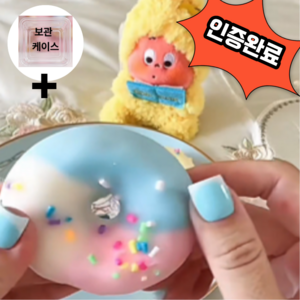 [민준이네] 인증완료 도너츠 왁뿌 뿌시기 말랑이, 1개, 65g, 무지개