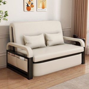 김가네가구 쇼파베드 라텍스 접이식 소파침대 L5 128cm, 아이보리