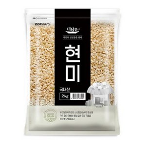 더담은 미소진품 현미 특등급, 2kg, 1개