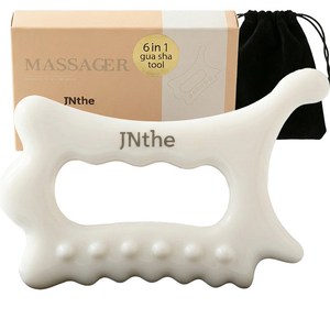 제이앤더 얼굴 바디괄사 추천 마사지, white, 1개