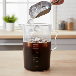 로즈바운드 가볍고 튼튼한 플라스틱 계량 비커 컵, 3L, 1개