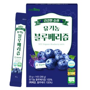 제스티지 NFC 유기농 블루베리즙 스틱 14p, 1개, 280g