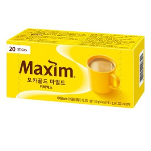 맥심 모카골드 마일드 커피 믹스, 240g, 20개입, 1개