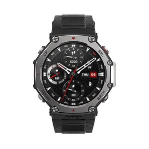 어메이즈핏 스마트워치 T-REX 3, Onyx, 48mm, GPS + 블루투스