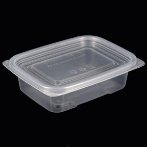 버디팩 죽/반찬/도시락 밀폐 사각 용기 500ml (투명 밀프렙 전자렌지OK), 50세트, 1개