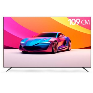 프리토스 43인치 109cm(43) FHD LED TV 원룸 캠핑 가성비 중소기업 티비, 고객직접설치, 스탠드형